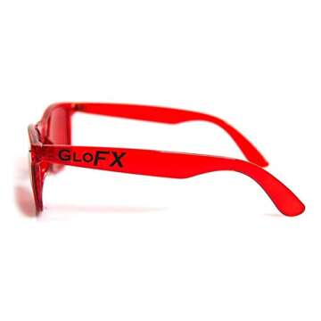 GloFX Red Color Therapy Glasses for Strength Vitality Confidence
