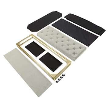 Inspire Me! Jessica Ottoman Bench with Hidden Storage