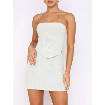 Stylish ANRABESS Two Piece Summer Outfit Set for Women