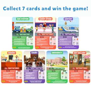 Skillmatics Card Game - Guess in 10 Around The Town, Perfect for Boys, Girls, Kids, and Families Who Love Board Games, Travel Friendly, Gifts for Ages 6, 7, 8, 9 & Up