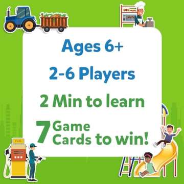 Skillmatics Card Game - Guess in 10 Around The Town, Perfect for Boys, Girls, Kids, and Families Who Love Board Games, Travel Friendly, Gifts for Ages 6, 7, 8, 9 & Up