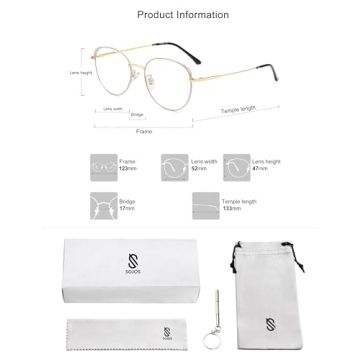 SOJOS Cat Eye Blue Light Blocking Glasses for Women