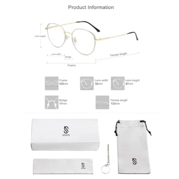 SOJOS Cat Eye Blue Light Blocking Glasses for Women