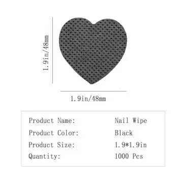 1000 PCS Lint Free Nail Wipes, Nail Polish Remover Wipes for Lash Extension Supplies,Lash Glue Wipes...