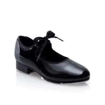 Capezio girls Jr. Tyette Tap Shoe, Black Patent, 9 W US Toddler