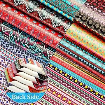 16 Vintage Faux Leather Sheets for Creative DIY Projects