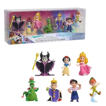 Disney100 Years of Enchantment Celebration Collection Limited Edition 7-piece Figure Pack, Kids Toys...