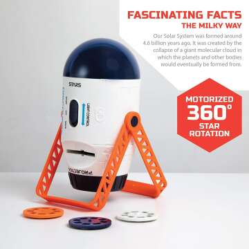 2-in-1 Reversible Planetarium Space Projector