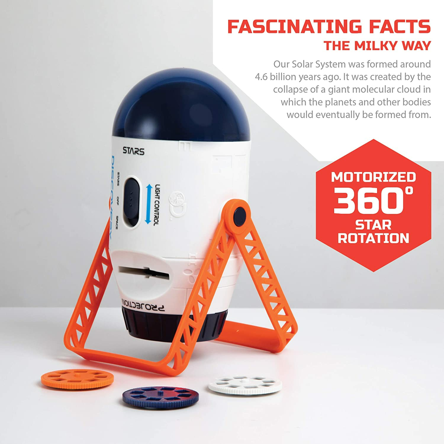 2-in-1 Reversible Planetarium Space Projector