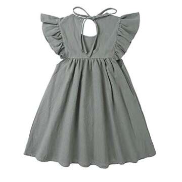 Toddler Summer Dress for Girls 2-7 | Ruffle Halter Style