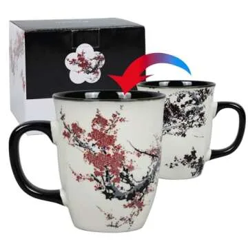 Color Changing Art Mug for Coffee and Tea Lovers 16oz