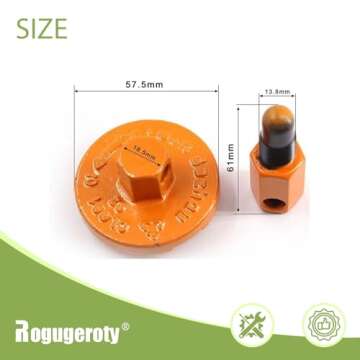 Piston Stop Chainsaw Clutch Flywheel Removal Tool Clutch Expander Dismount Tools for Husqvarna Stihl Echo 2 Cycle 14mm