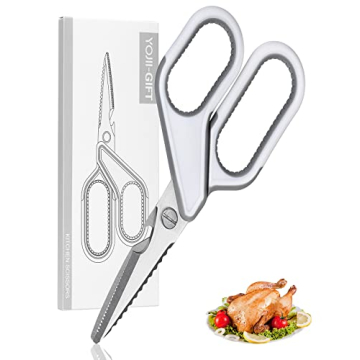 YOJII Kitchen Scissors: Heavy-Duty Poultry Shears for All