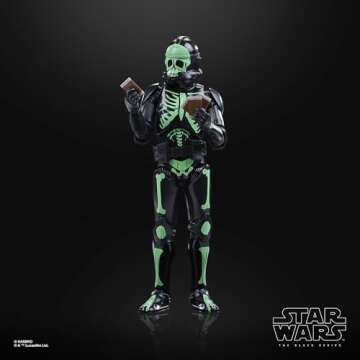 STAR WARS The Black Series Clone Trooper (Halloween Edition) and PORG Toys, 6-Inch-Scale Holiday-Themed Collectible Figures, Ages 4 and Up