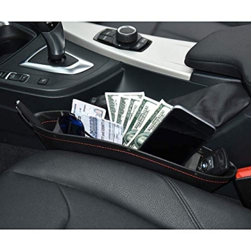 AMOYON Car Gap Filler - Premium Leather Seat Organizer