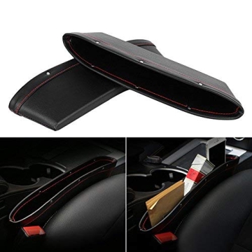 AMOYON Car Gap Filler - Premium Leather Seat Organizer