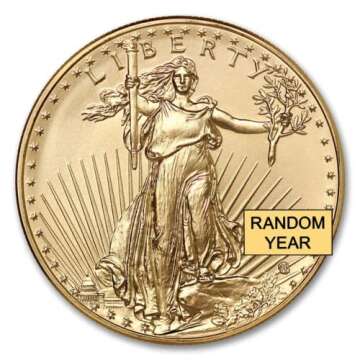Exquisite 1/2 oz American Gold Eagle Coin - Brilliant Uncirculated