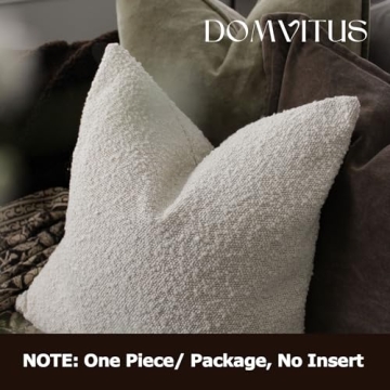 Buy DOMVITUS Luxury Throw Pillow Cover 18x18 Inch