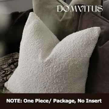 Buy DOMVITUS Luxury Throw Pillow Cover 18x18 Inch