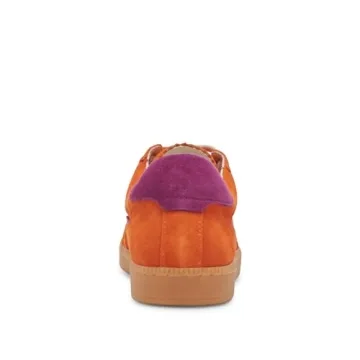 Dolce Vita Women's Notice Sneaker in Orange Multi Suede