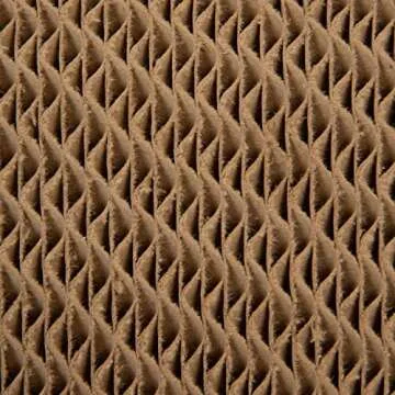 SmartyKat Super Scratcher+ Scroll Corrugated Cat Scratcher, Catnip Infusion Technology - Brown, Double Wide