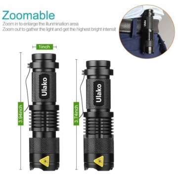 Ulako Single Mode Green Light Flashlight for Hunting