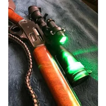 Ulako Single Mode Green Light Flashlight for Hunting