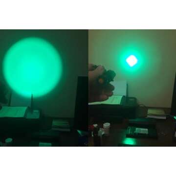 Ulako Single Mode Green Light Flashlight for Hunting