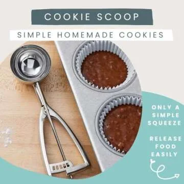 Stainless Steel Ice Cream & Cookie Scoop for All Occasions