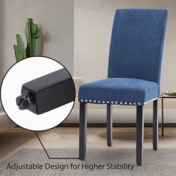 LSSPAID Stylish Fabric Upholstered Dining Chairs Set