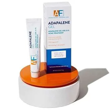 Acne Free Adapalene Gel 0.1%, Once-Daily Topical Retinoid Acne Treatment, 30 Day Supply, 0.5 Ounce