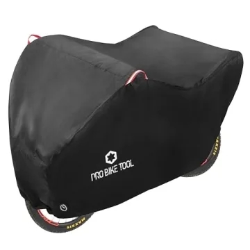 PRO BIKE TOOL Bike Cover - Heavy-Duty Waterproof Outdoor Storage for 2 or 3 Bikes