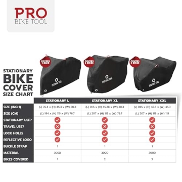 PRO BIKE TOOL Heavy-Duty Waterproof Bike Cover