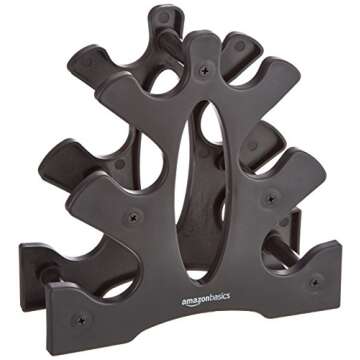 Amazon Basics 20-Pound Dumbbell Set with Stand