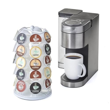 Nifty K Cup Holder - Stylish 35 K Cup Carousel Organizer