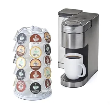 Nifty K Cup Holder - Stylish 35 K Cup Carousel Organizer