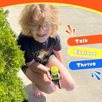 Kids Walkie Talkies 4 Pack Long Range HD Sound Outdoor Fun