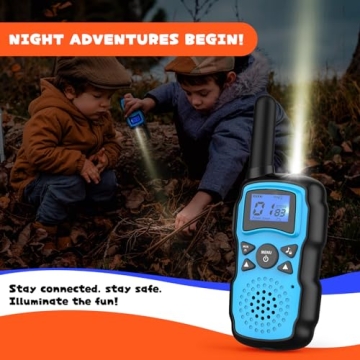 Kids Walkie Talkies 4 Pack Long Range HD Sound Outdoor Fun