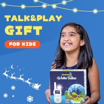 Kids Walkie Talkies 4 Pack Long Range HD Sound Outdoor Fun