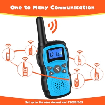 Kids Walkie Talkies 4 Pack Long Range HD Sound Outdoor Fun