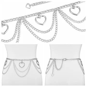 Stylish Ayliss Women Metal Chain Waist Belt for Fashion Lovers