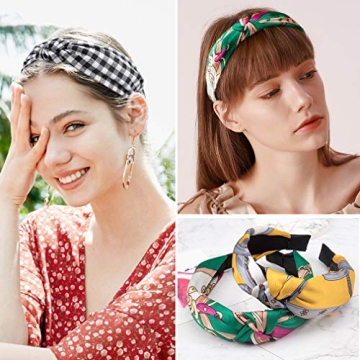 Cubaco 12 Pack Knotted Headbands - Stylish & Comfortable