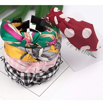 Cubaco 12 Pack Knotted Headbands - Stylish & Comfortable