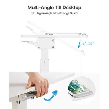 OCOMMO Mobile Podium Adjustable Tilt Desk for Meetings