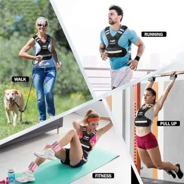 Yes4All Adjustable Weighted Vest 20-32lbs for Men & Women