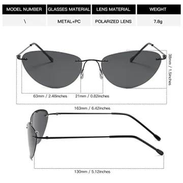 Stylish Matrix Sunglasses with Polarized Lenses