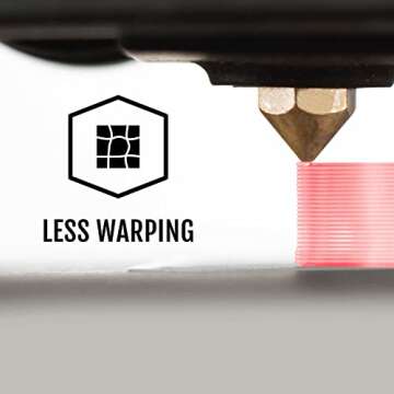 HATCHBOX Silk PLA 3D Printer Filament, Dimensional Accuracy +/- 0.03 mm, 1 kg Spool, 1.75 mm, Pink