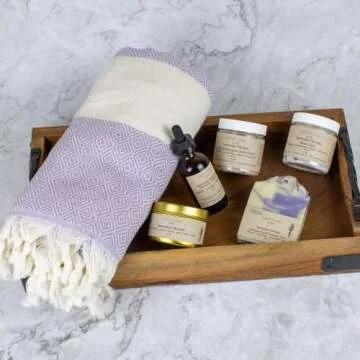 Luxury Vegan Bath Gift Set for Women - 13 Pieces