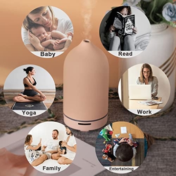 Wanlola Essential Oil Diffuser - Stylish and Silent Aromatherapy