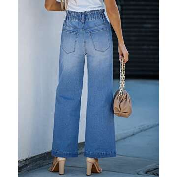 GRAPENT Women's High Waisted Baggy Jeans - Timeless 90s Style for Every Occasion